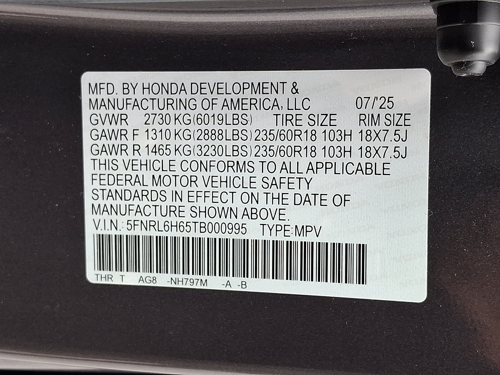 Used 2026 Honda Odyssey EX-L image 28