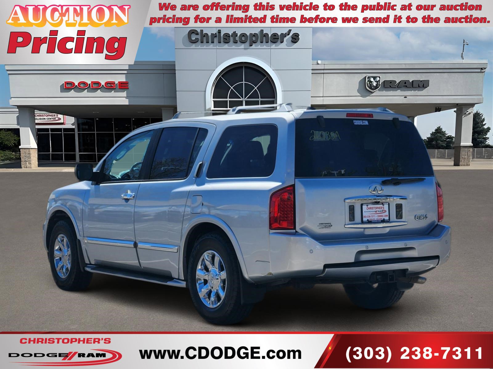Used 2004 INFINITI QX56 4WD w/ Smart Vision Pkg image 5