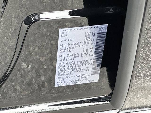 Certified 2024 Nissan Frontier SL w/ Technology Package image 33