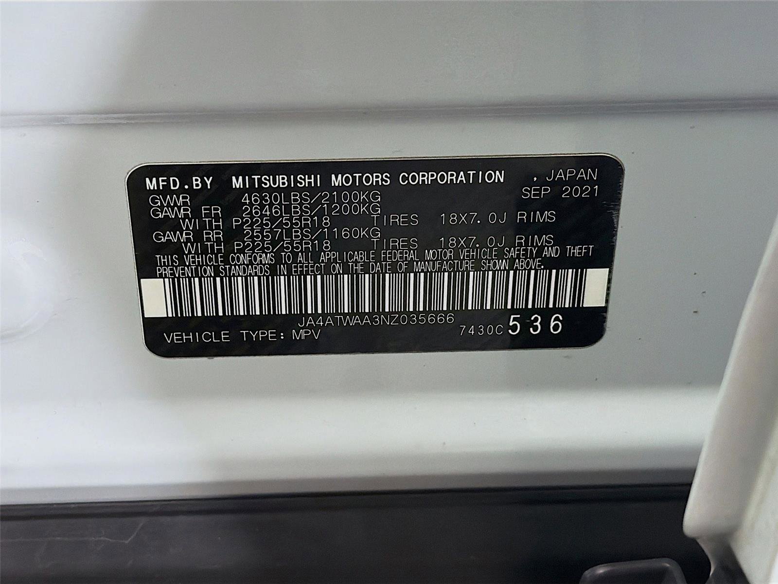 Used 2022 Mitsubishi Eclipse Cross SE AWD/4WD image 28