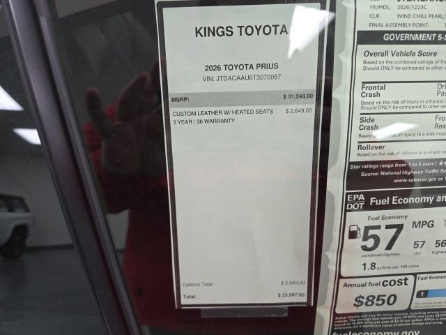 New 2026 Toyota Prius LE image 8