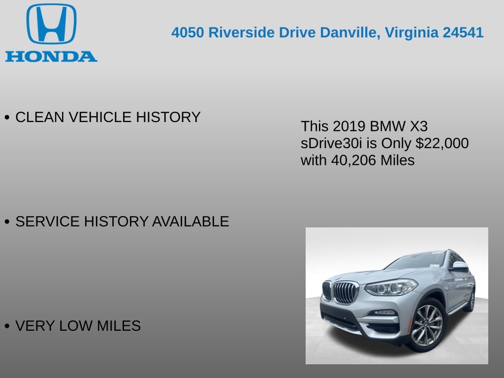 Used 2019 BMW X3 sDrive30i image 7