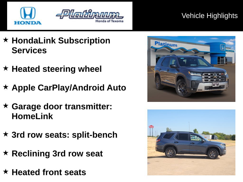 New 2026 Honda Pilot TrailSport image 15
