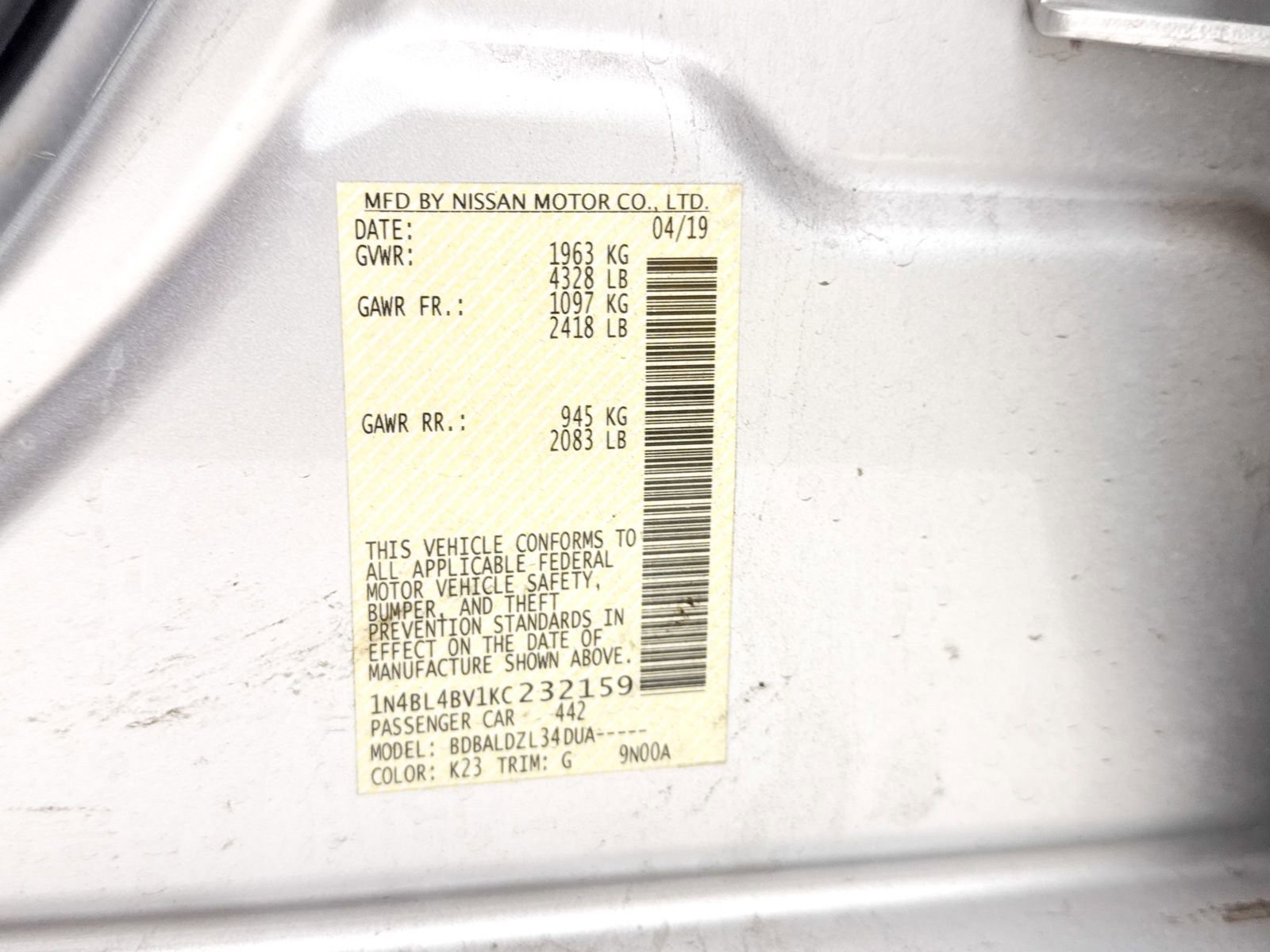 Used 2019 Nissan Altima 2.5 S image 34