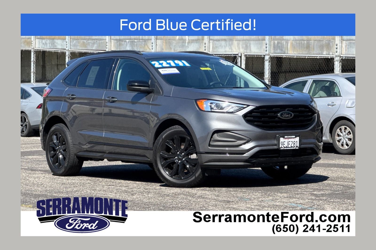 Certified 2022 Ford Edge SE w/ Black Appearance Package