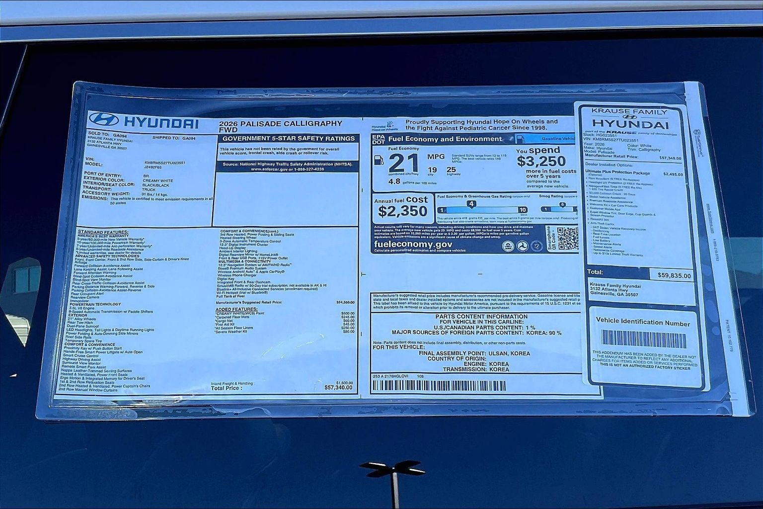 New 2026 Hyundai Palisade Calligraphy image 14