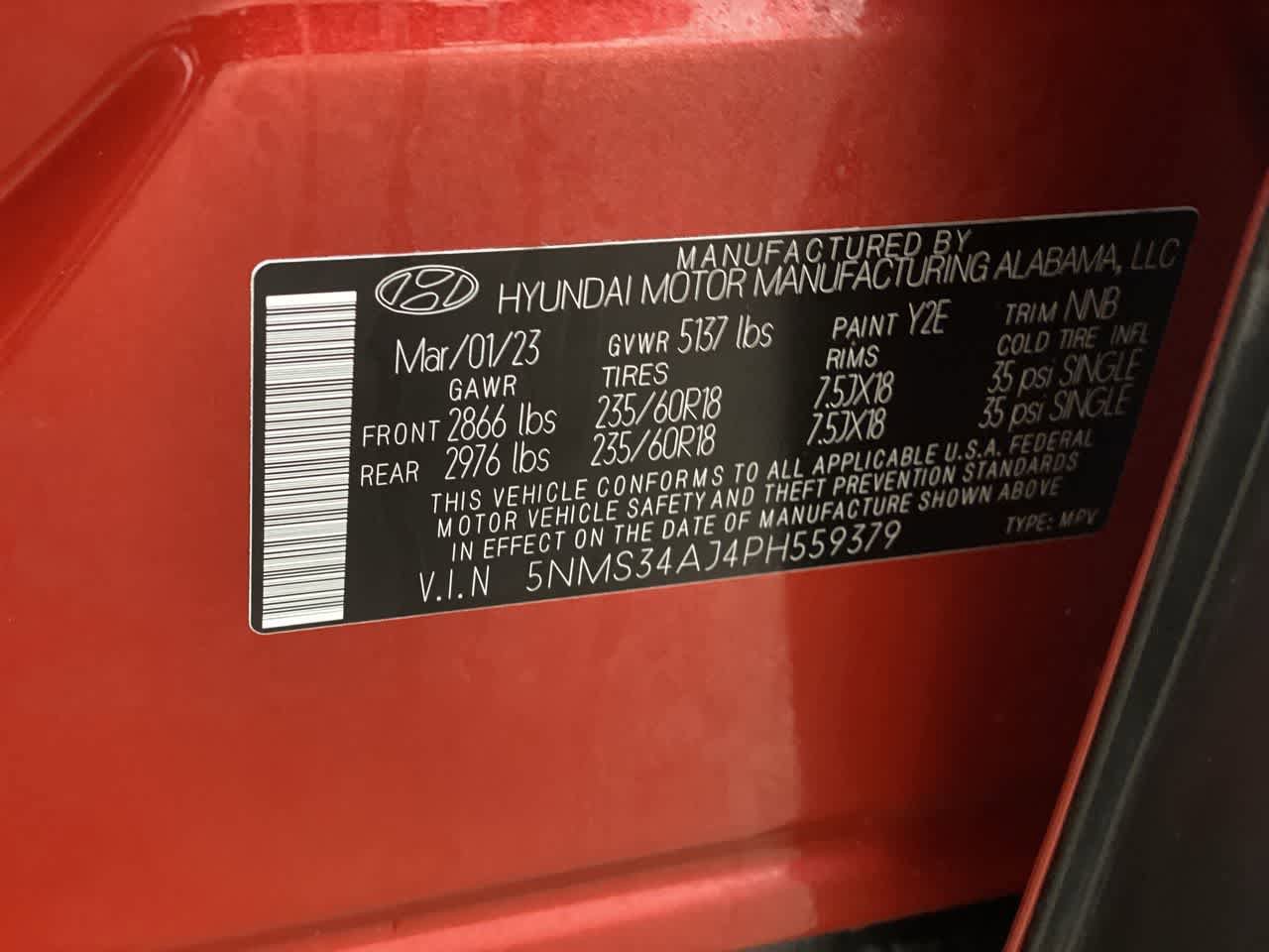 Used 2023 Hyundai Santa Fe SEL w/ Premium Package image 29
