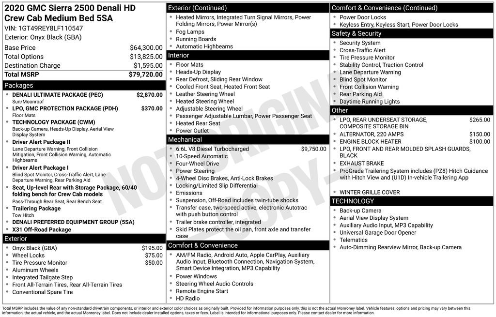 Used 2020 GMC Sierra 2500 Denali w/ Denali Ultimate Package image 8