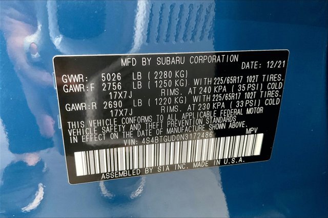 Used 2022 Subaru Outback Wilderness w/ Wilderness Package image 33