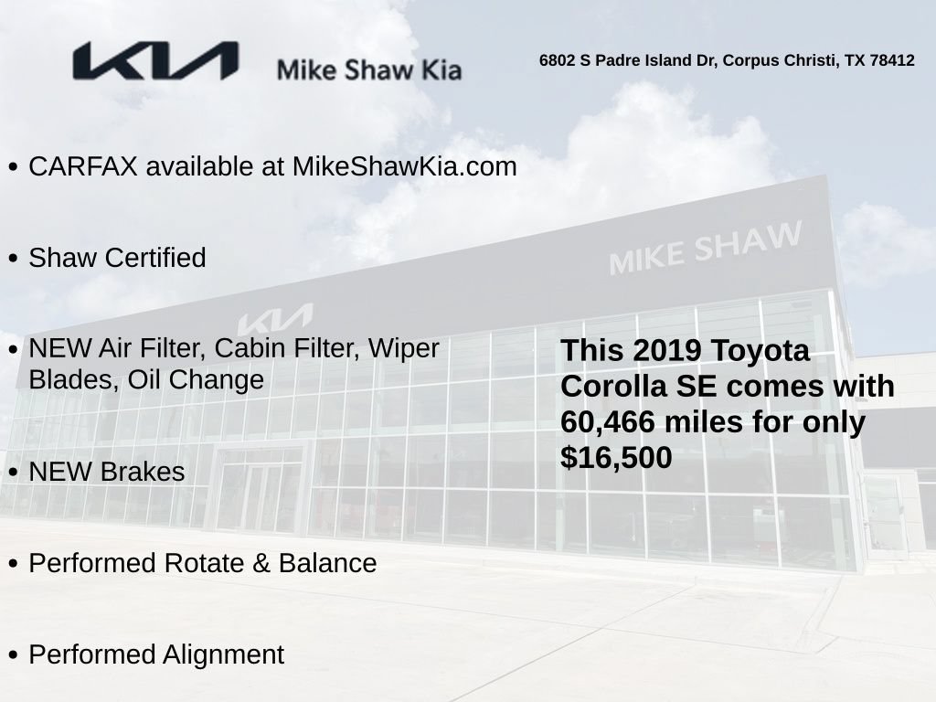 Used 2019 Toyota Corolla SE FWD image 3