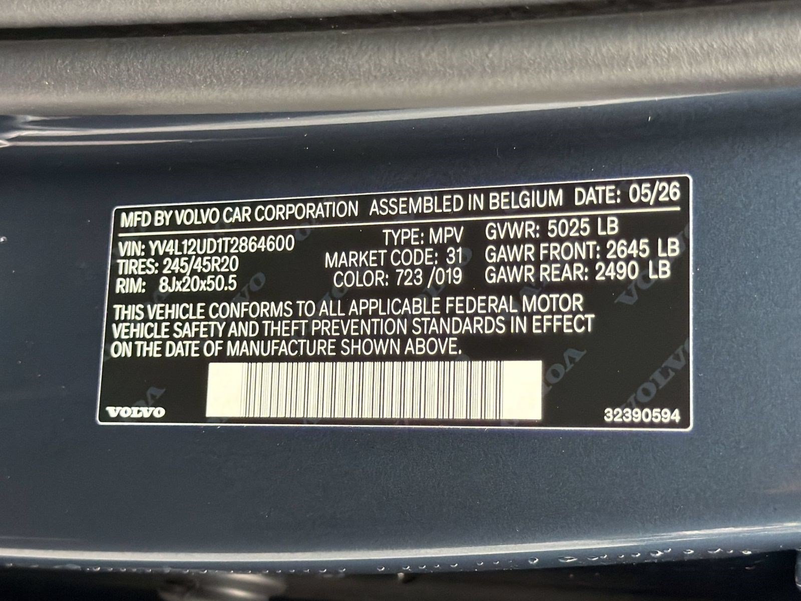 New 2026 Volvo XC40 B5 Ultra w/ Protection Package Premier AWD/4WD image 26