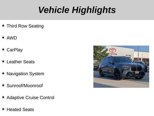 Used 2024 BMW X7 xDrive40i w/ M Sport Package AWD/4WD image 5