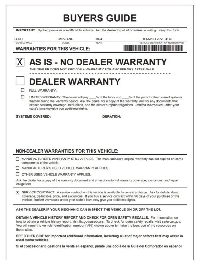 Used 2024 Ford Mustang GT Premium image 36