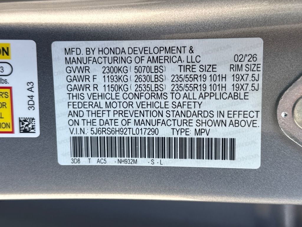 New 2026 Honda CR-V Sport Touring image 28