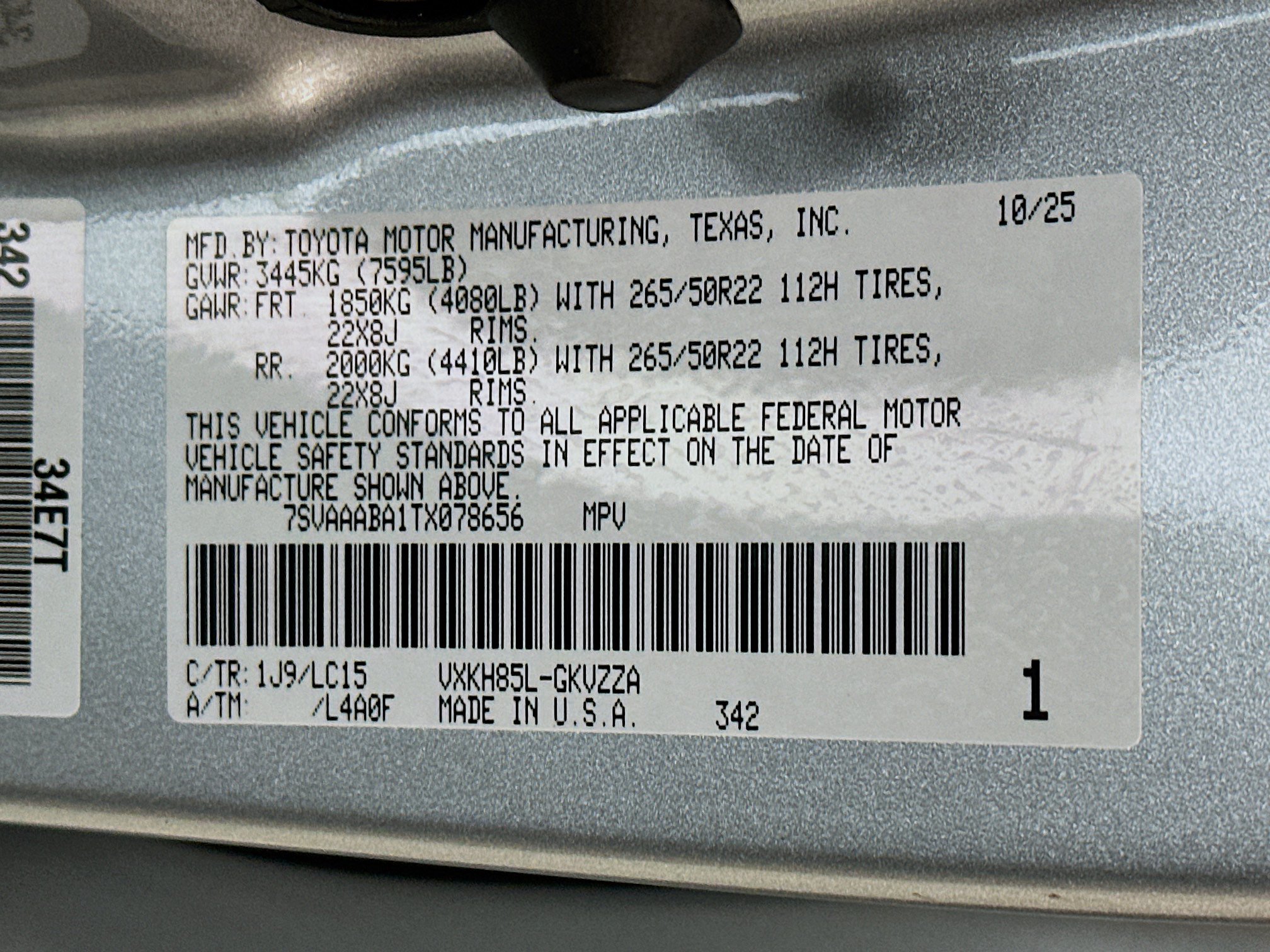 Used 2026 Toyota Sequoia Capstone AWD/4WD image 32