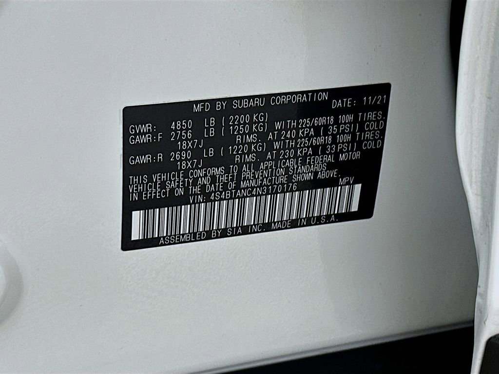 Used 2022 Subaru Outback Limited image 27