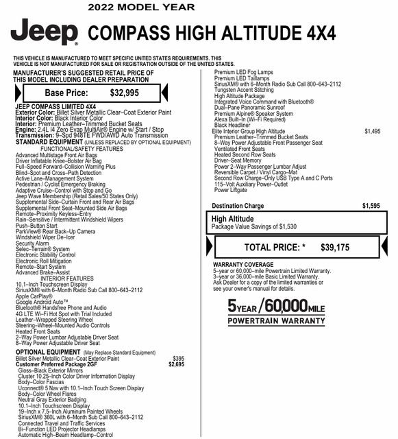 Used 2022 Jeep Compass High Altitude image 4