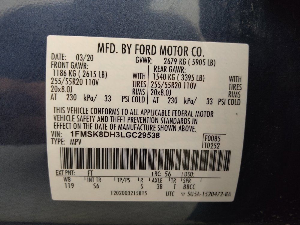 Used 2020 Ford Explorer XLT w/ Equipment Group 202A image 33