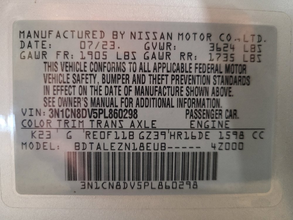 Used 2023 Nissan Versa S w/ Electronics Package FWD image 33