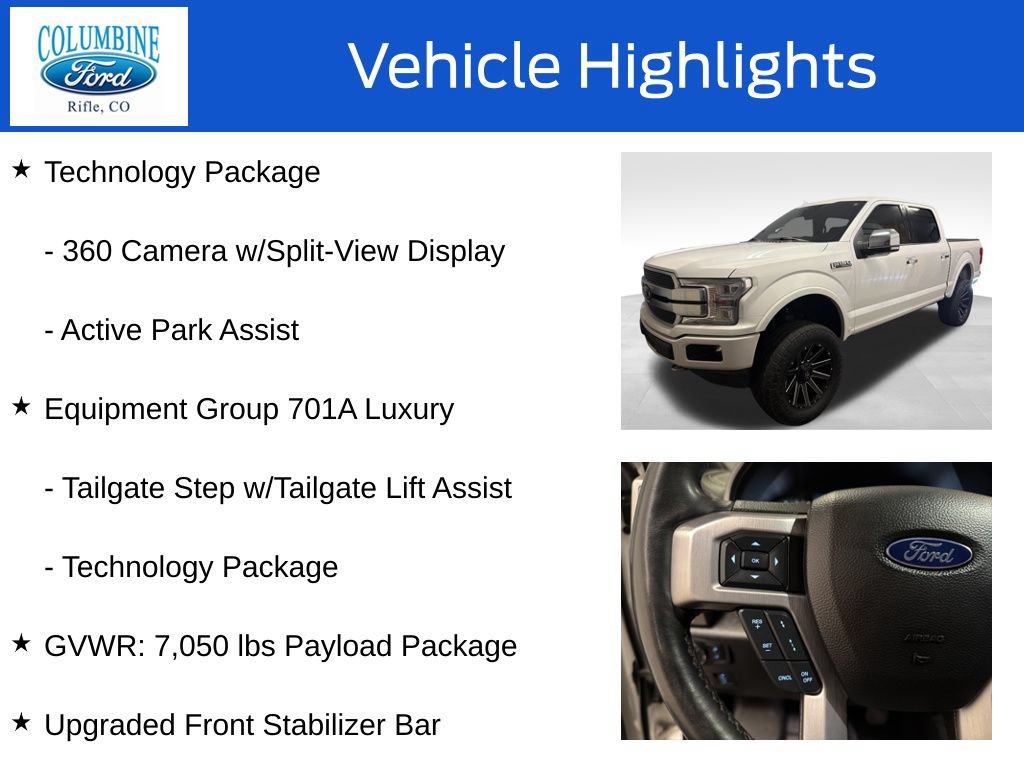 Used 2020 Ford F150 Platinum w/ Equipment Group 701A Luxury AWD/4WD image 8