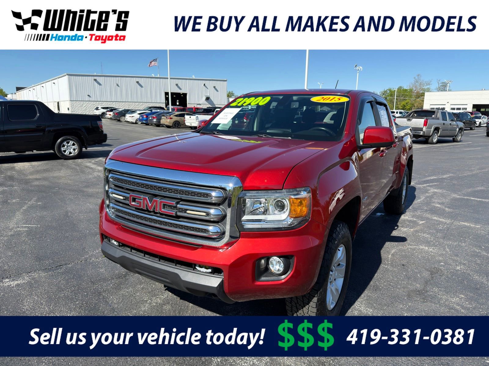 Used 2015 GMC Canyon SLE w/ SLE Convenience Package AWD/4WD image 1