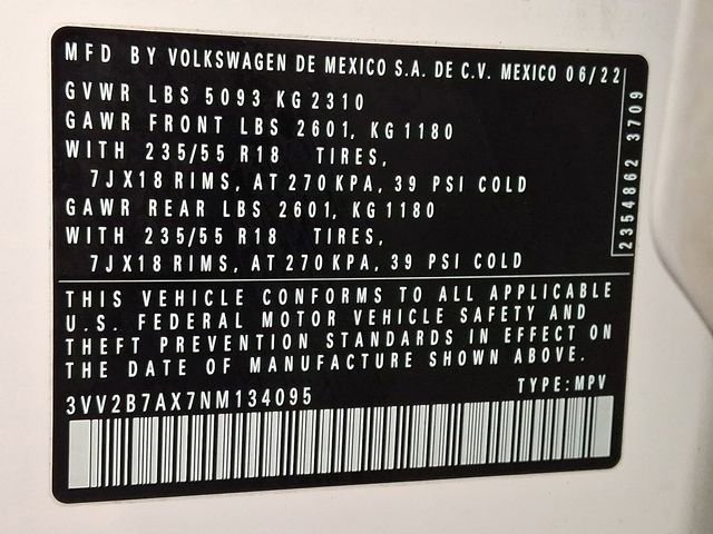 Used 2022 Volkswagen Tiguan SE image 27