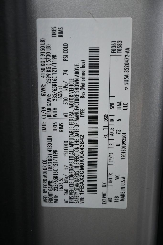 Used 2019 Ford Transit 350 XL image 36