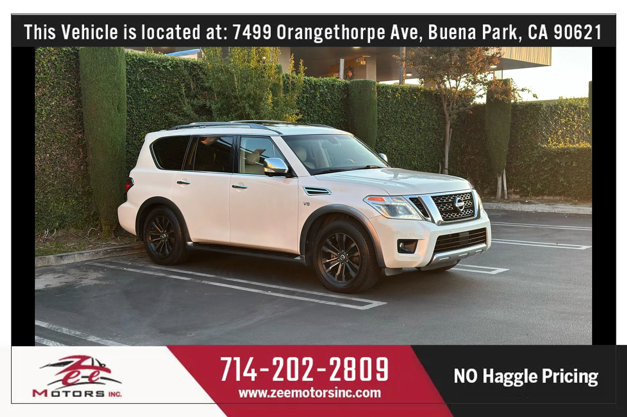 Used 2017 Nissan Armada Platinum w/ Captain Seat Package image 3