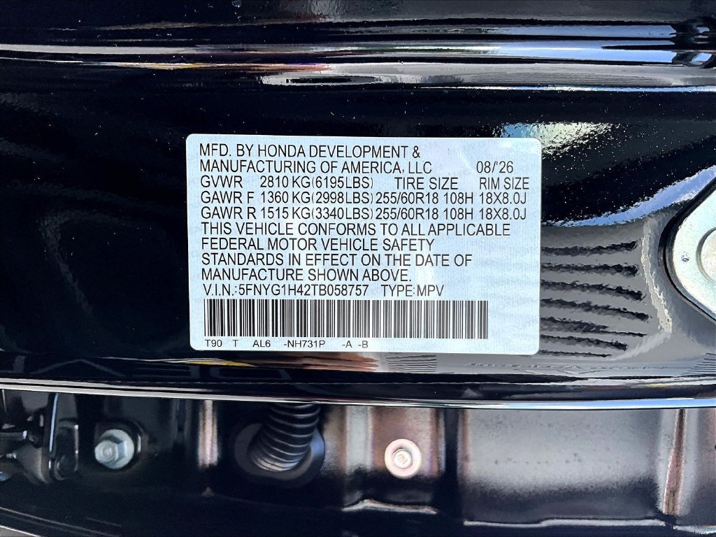 New 2026 Honda Pilot EX-L image 21