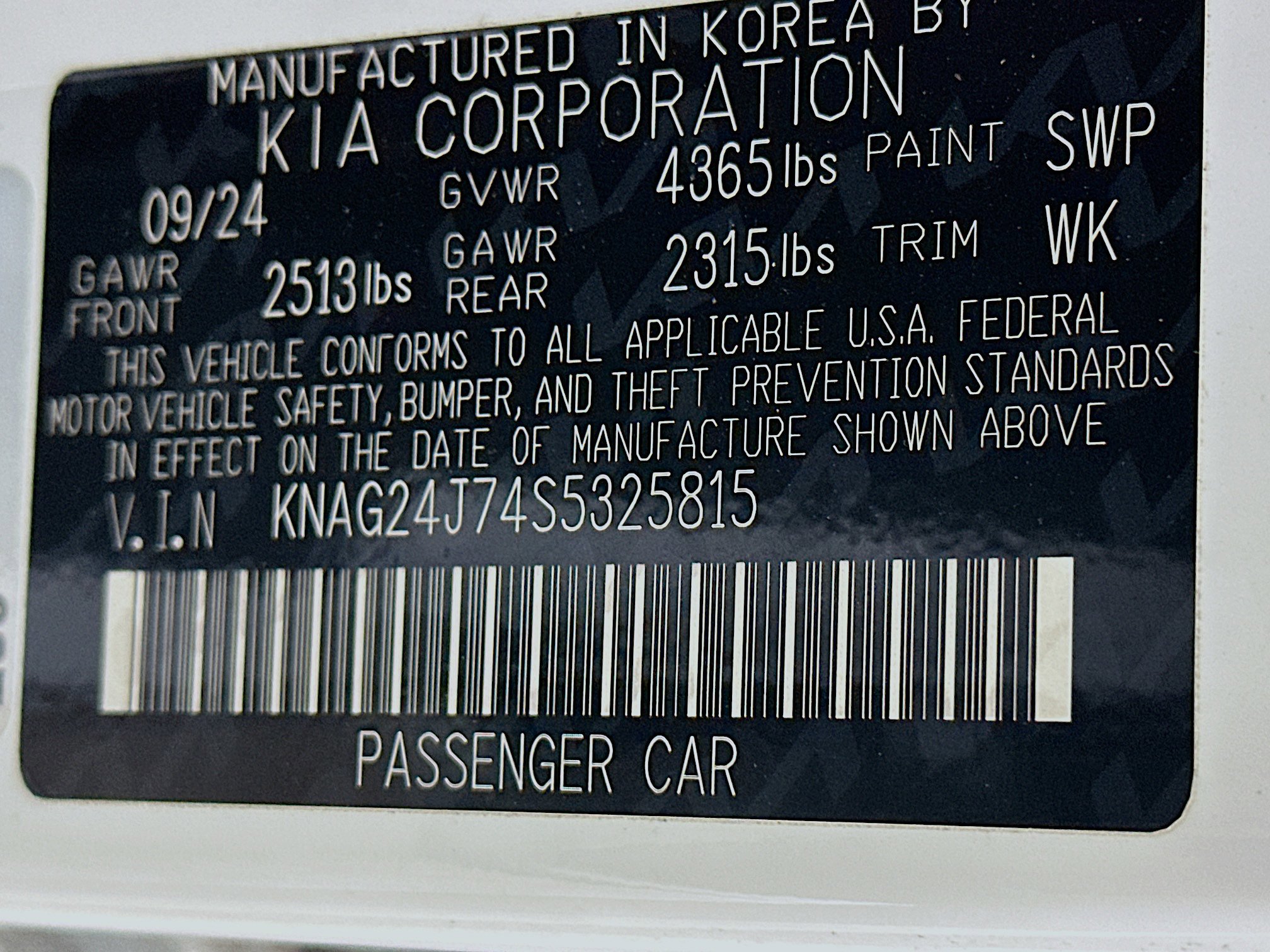 Used 2025 Kia K5 LXS image 12