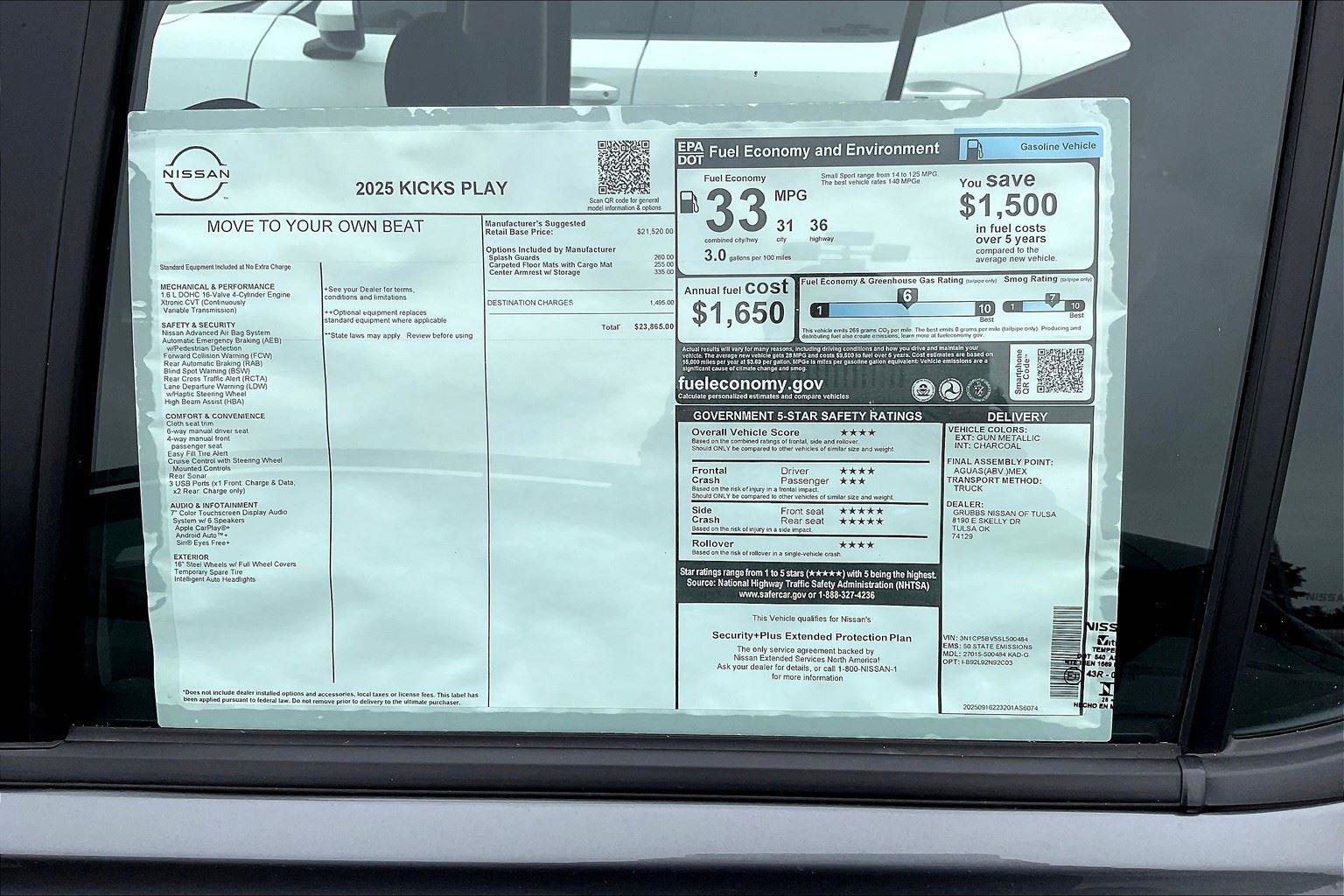 New 2025 Nissan Kicks Play S image 29