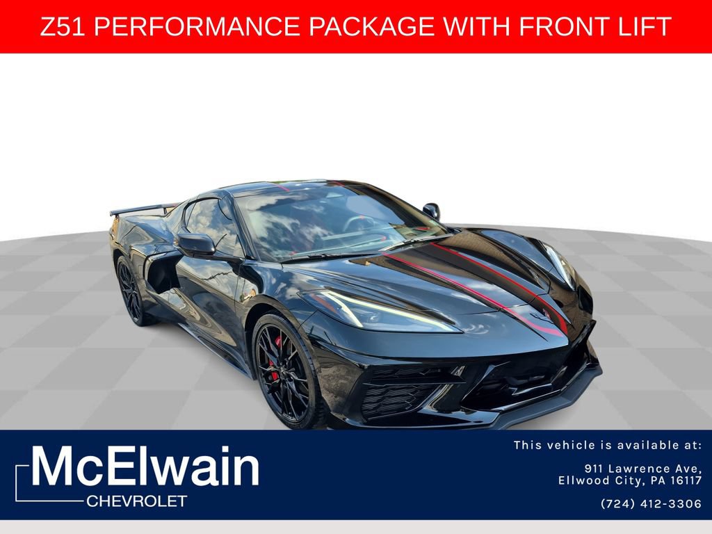 Used 2026 Chevrolet Corvette Stingray Preferred Cpe w/ Z51 Performance Package RWD image 1