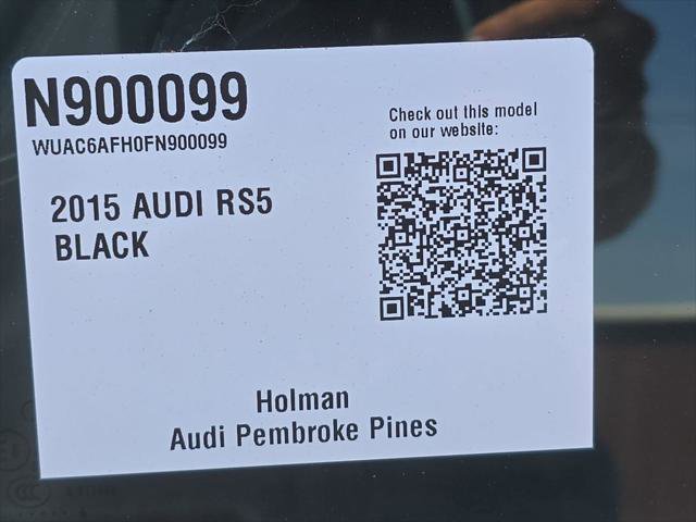 Used 2015 Audi RS 5 Cabriolet w/ Black Optic Plus Package AWD/4WD image 28