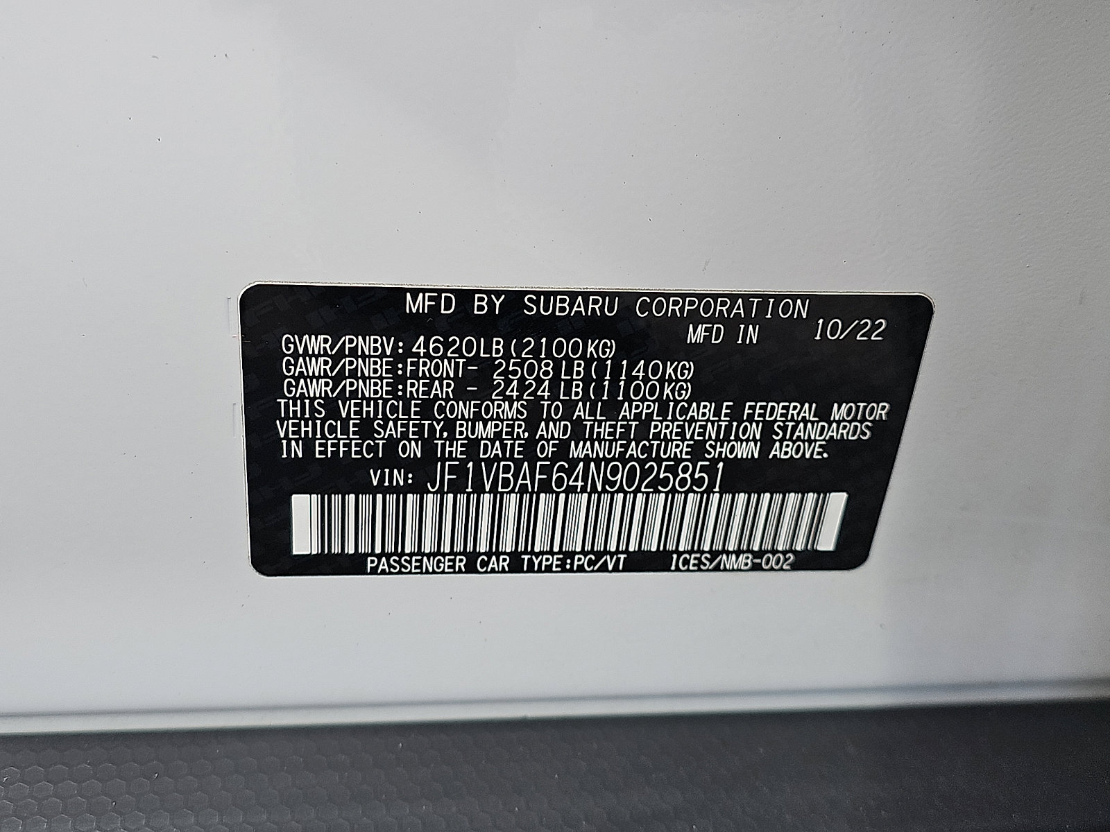 Used 2022 Subaru WRX Premium AWD/4WD image 27