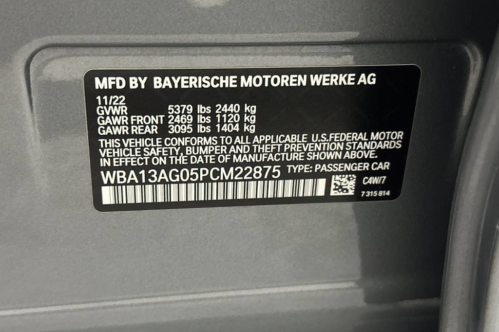 Used 2023 BMW 530e w/ Convenience Package RWD image 35
