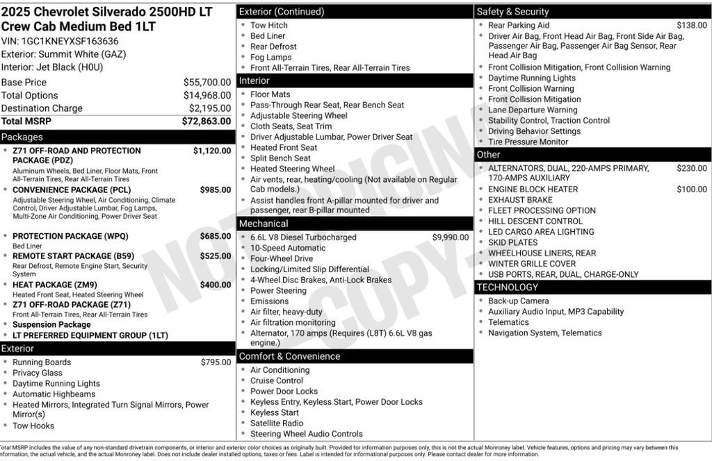 Used 2025 Chevrolet Silverado 2500 LT AWD/4WD image 2