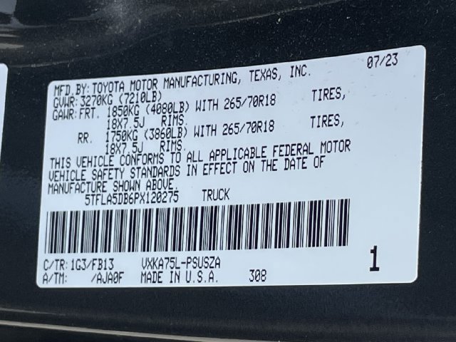 Used 2023 Toyota Tundra SR5 w/ SR5 Convenience Package AWD/4WD image 30