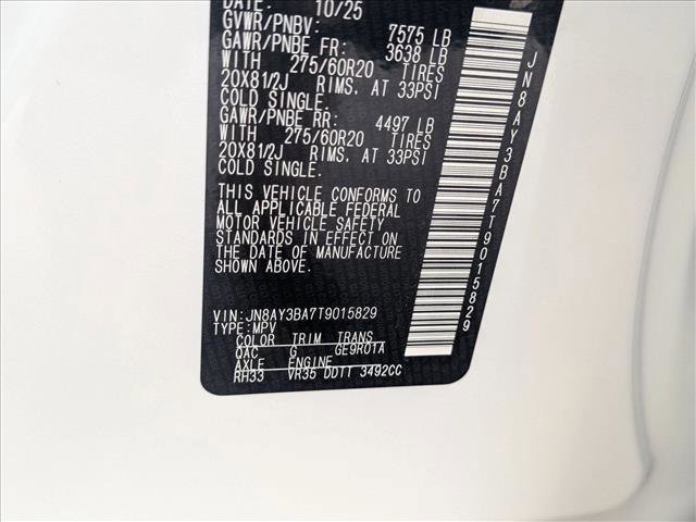 New 2026 Nissan Armada SL w/ Captain's Chari Seat Package image 16