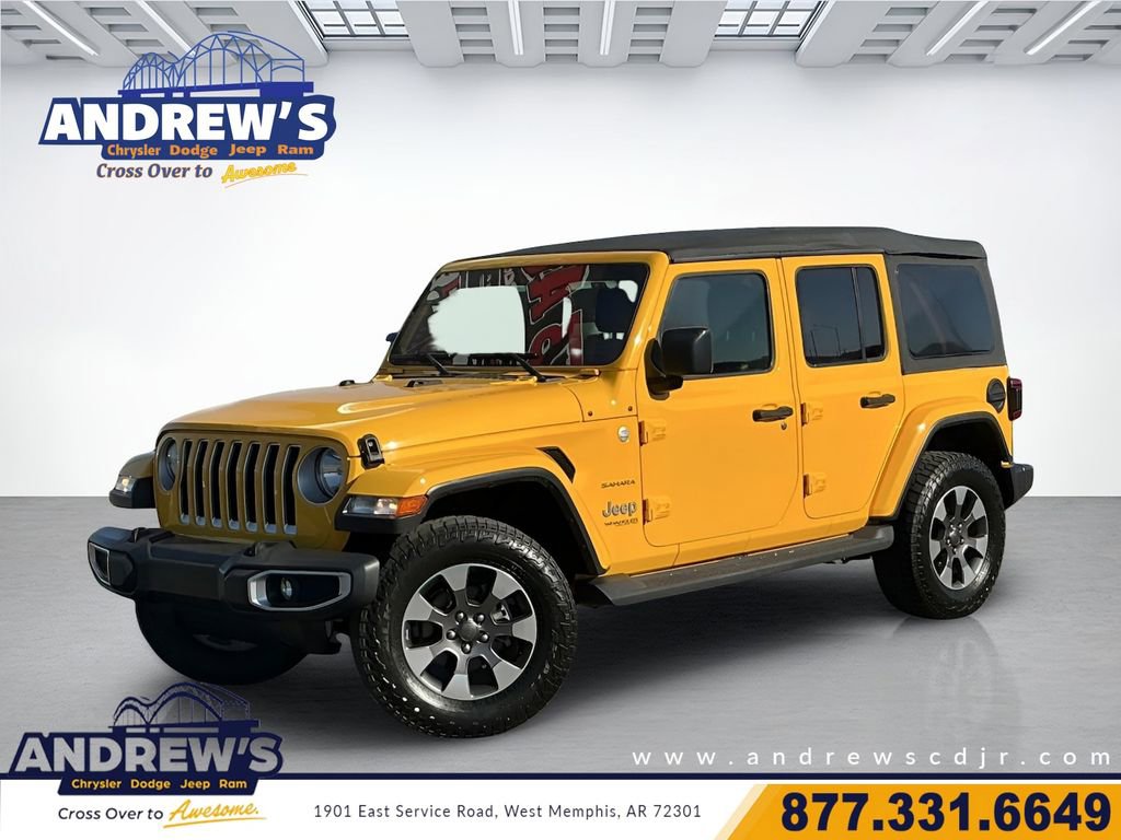 Used 2018 Jeep Wrangler Unlimited Sahara AWD/4WD image 1