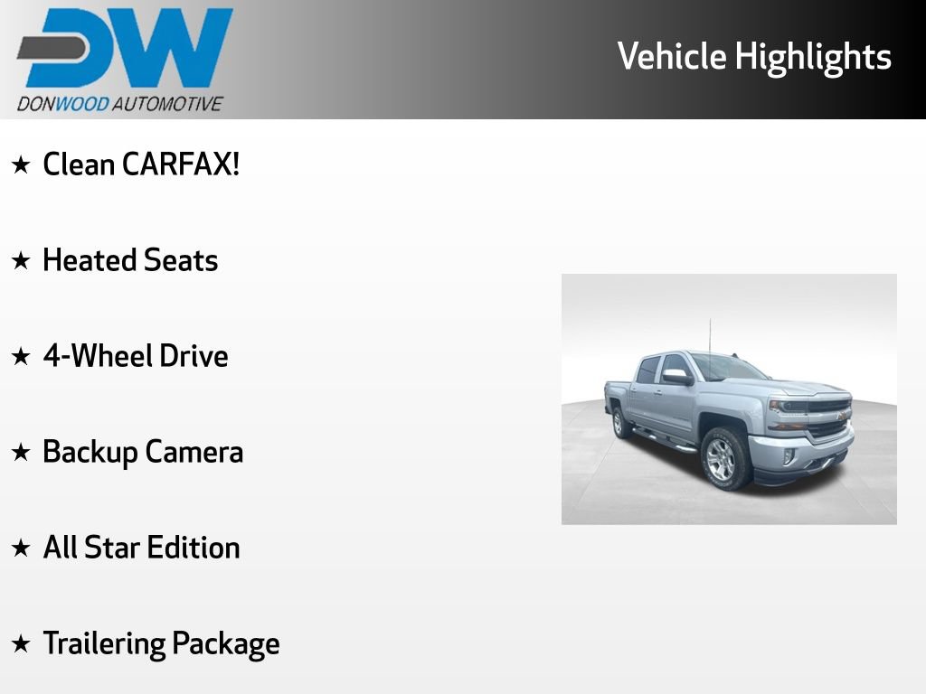 Used 2018 Chevrolet Silverado 1500 LT w/ All Star Edition AWD/4WD image 5