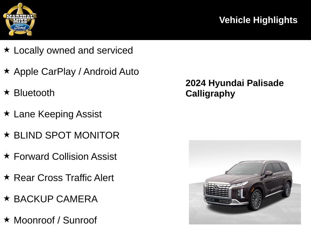Used 2024 Hyundai Palisade Calligraphy image 2
