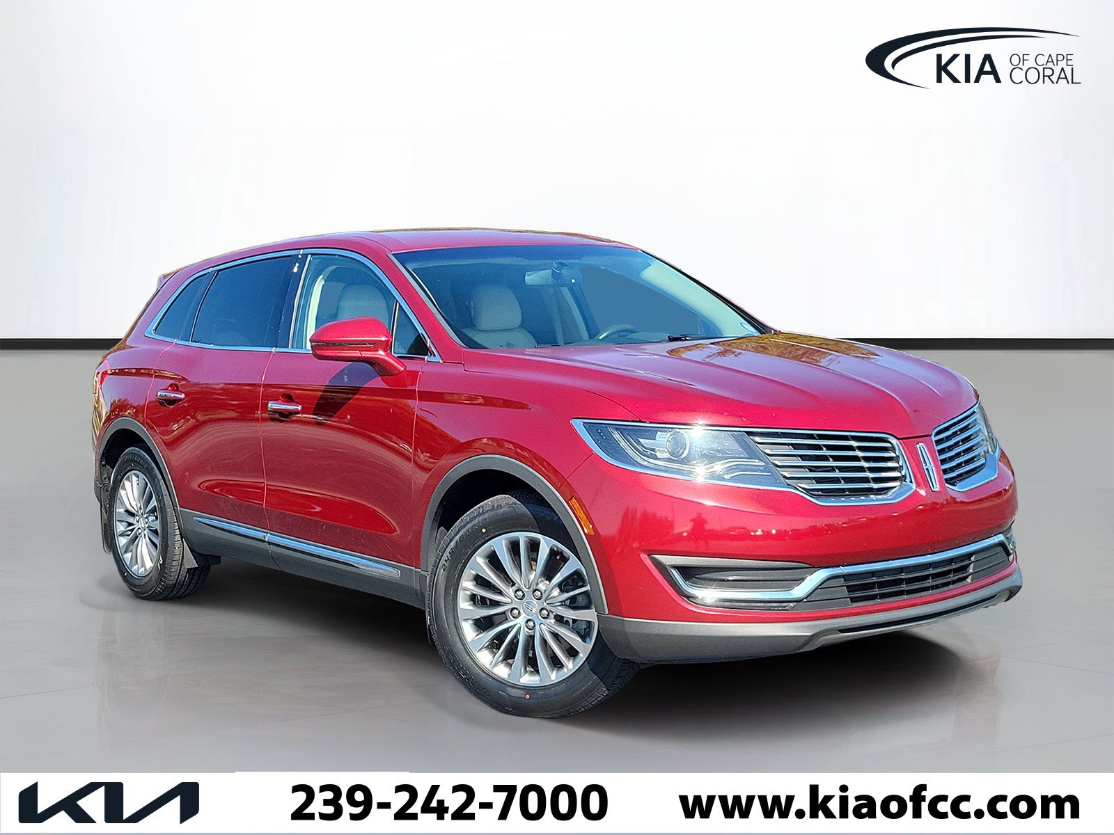 Used 2018 Lincoln MKX Select w/ Select Plus Package