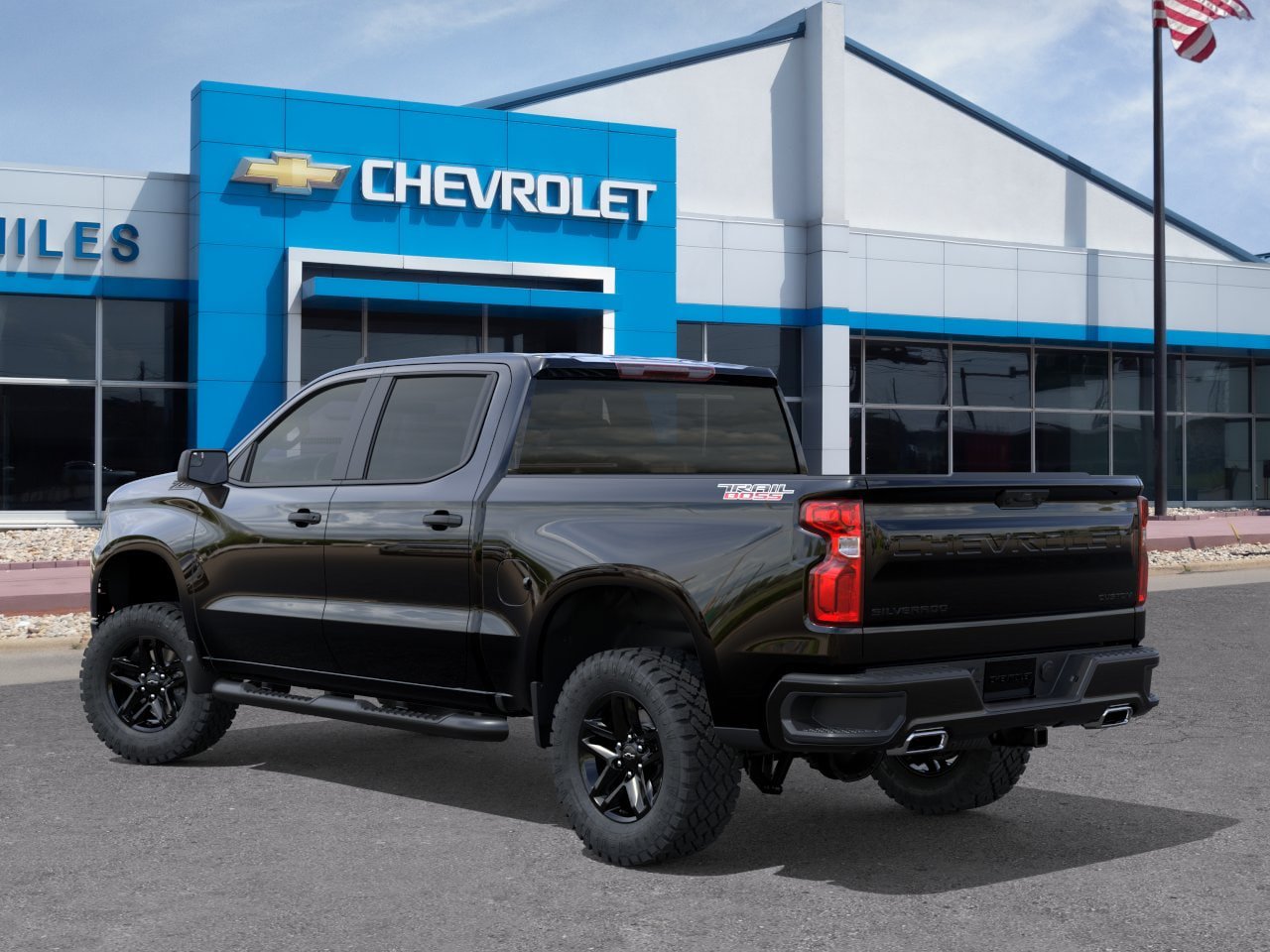 New 2026 Chevrolet Silverado 1500 Custom Trail Boss w/ Dark Appearance Package AWD/4WD image 3