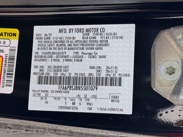 Used 2022 Ford Mustang Shelby GT500 w/ Carbon Fiber Track Pack RWD image 32