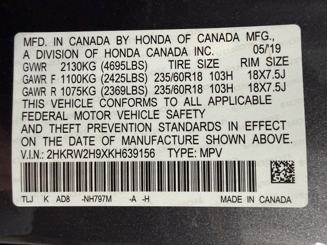 Used 2019 Honda CR-V Touring image 32