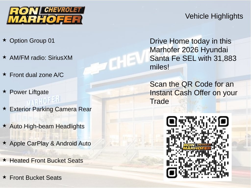 Used 2026 Hyundai Santa Fe SEL AWD/4WD image 14