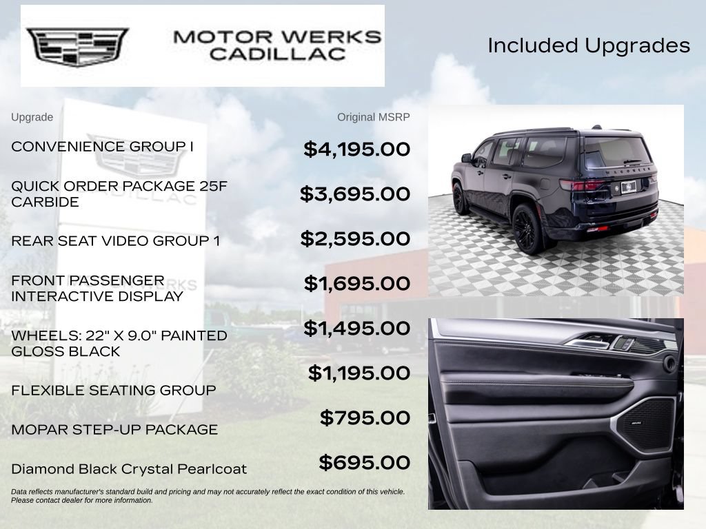 Used 2023 Jeep Wagoneer Series II w/ Convenience Group I AWD/4WD image 8