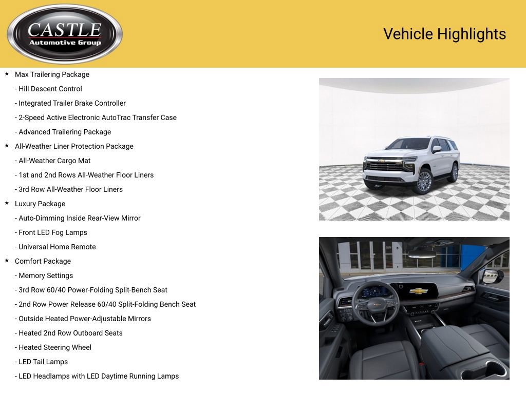 New 2026 Chevrolet Tahoe LT w/ Comfort Package AWD/4WD image 3