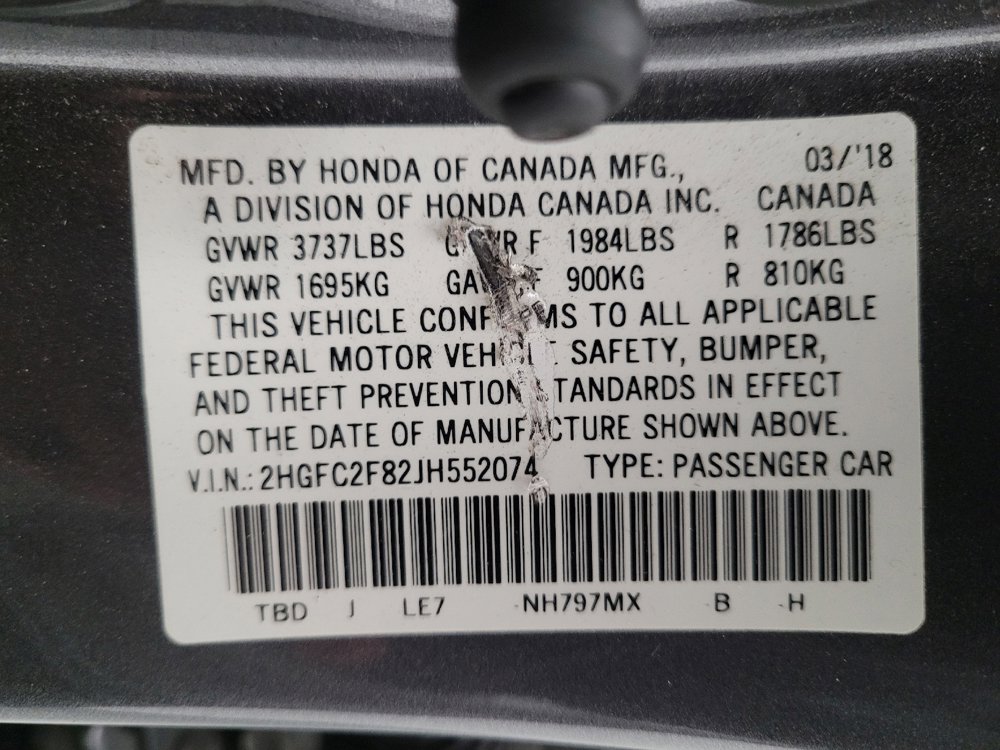 Used 2018 Honda Civic EX image 33