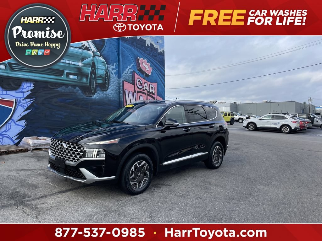 Used 2022 Hyundai Santa Fe Blue AWD/4WD image 1
